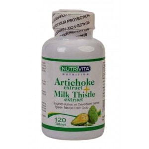 Nutrivita Nutrition Artichoke Milk Thistle Extract 120 Tablet