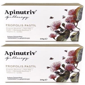 Apinutriv Propolisli Pastil vitamin C Saf Propolis Ekinezya Çinko