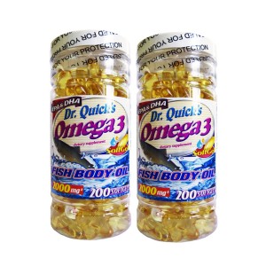 Dr Quicks Omega 3 Fish Oil 2000 mg 200 Softgels