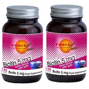 Force Nutrition Biotin 5 mg 120 Tablet 2 Kutu