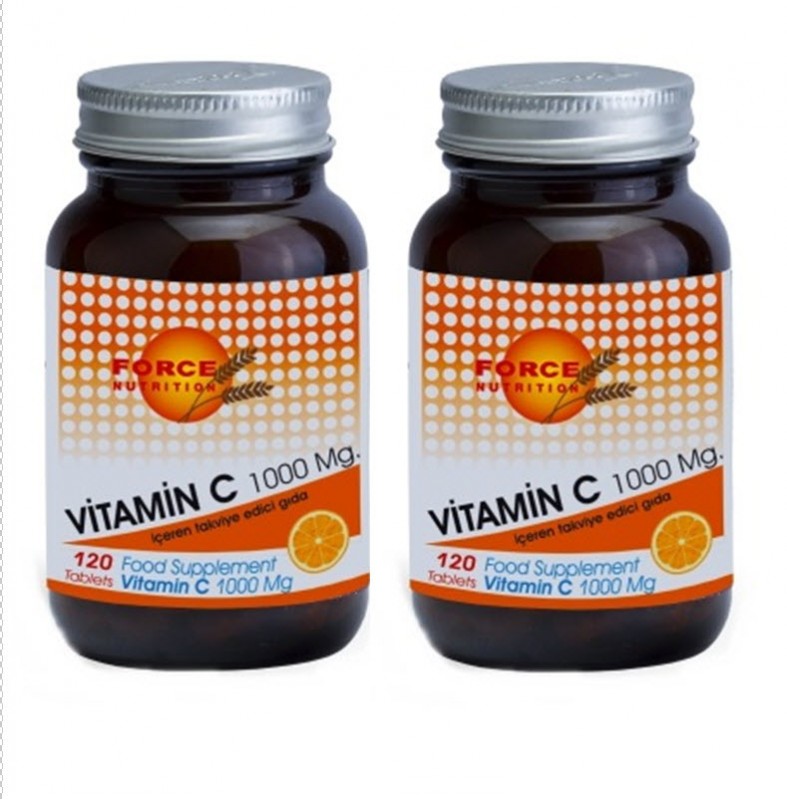 Force Nutrition Vitamin C 1000 mg 120 Tablet 2 Adet