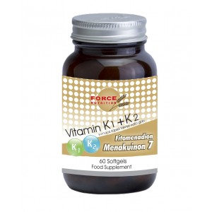 Force Nutrition Vitamin K1 K2 60 Softgels