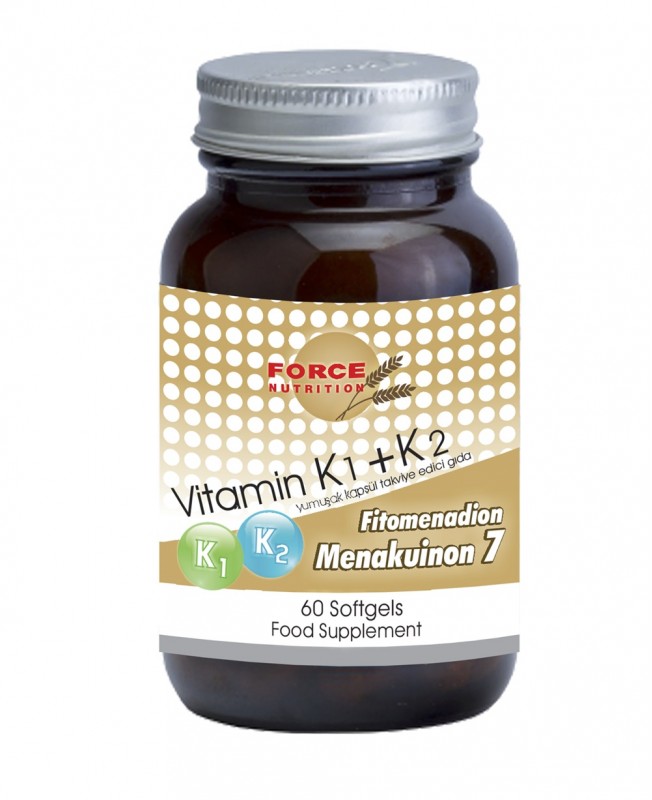Force Nutrition Vitamin K1 K2 60 Softgels