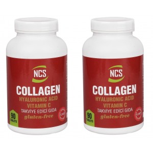 Ncs Hidrolize Collagen 1000 Mg Hyaluronic Acid C vitamini 90 Tablet 2 Adet