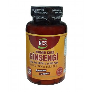 Ncs Kırmızı Kore Ginsengi Alıç Arı Sütü Lepidyum 120 Tablet