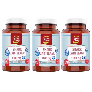 Ncs Shark Cartilage Demir Vitamin D3 1000 mg 120 tablet 3 adet