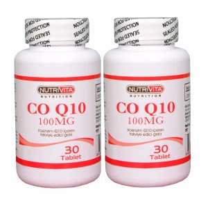 Nutrivita Nutrition Coenzyme Q10 100 Mg 30 Tablet 2 Adet
