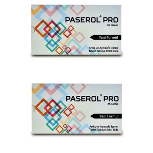 Paserol Pro 45 Tablet Yeni Formül Daha Güçlü 2 Adet