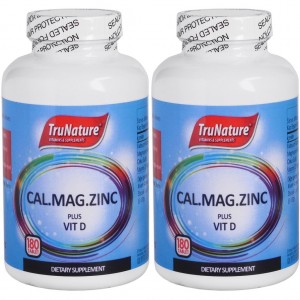 Trunature Calcium Magnesium Zinc Vitamin D 180 Tablet 2 Kutu