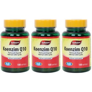 Trunature Coenzyme Q10 Royal Jelly Omega 3 100 Softgel 3 Adet