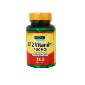 Vitapol Vitamin B12 100 Tablet Skt Şubat 2024