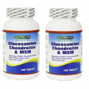 Nutrivita Nutrition Glucosamine Chondroitin Msm 180 tablet 2 adet