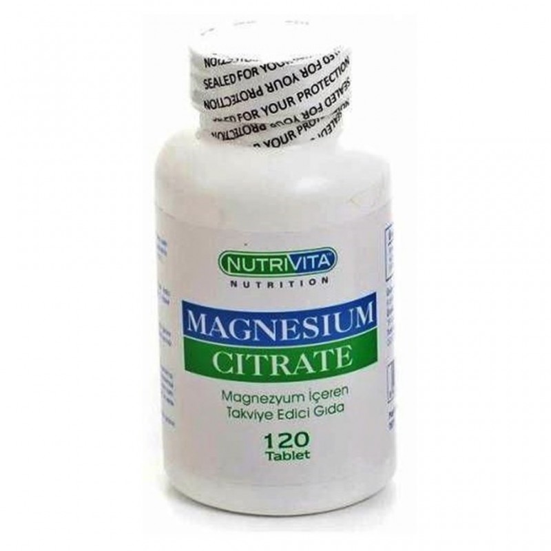 Nutrivita Nutrition Magnesium Citrate 250 mg 120 Tablet