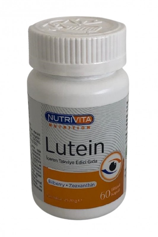 Nutrivita Nutrition Lutein Yaban Mersini (Bilberry) Zeaxathin 60 Tablet